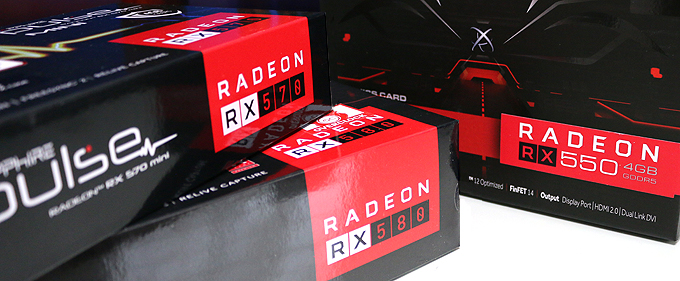 AMDの新GPU「Radeon RX580，RX570，RX560」のスペック・パフォーマンスに迫る