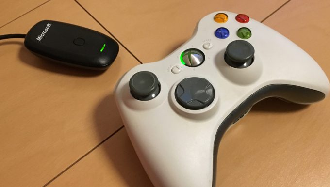 Xbox360コントローラーがwindows10でワイヤレス認識しない場合の対応方法